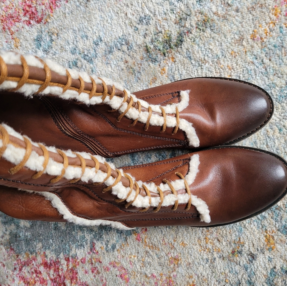 Arturo Chiang Leather Riding Boots